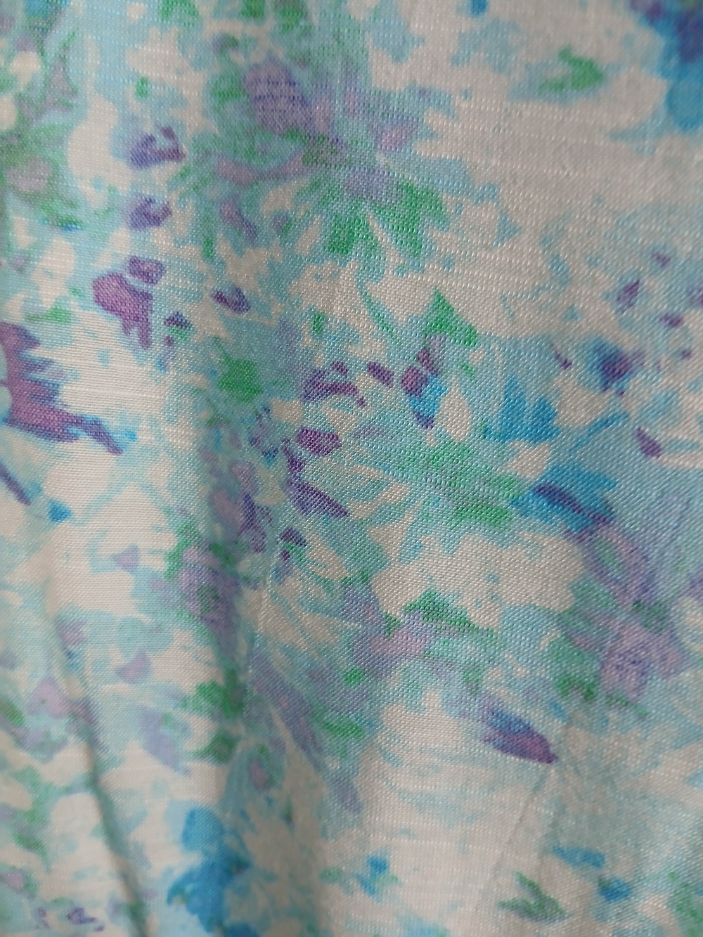 Time and Tru Pastel Floral V-Neck Dress - Picture 5 of 5